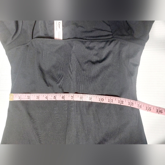 QINSEN Womens Sexy Square Neck Long Sleeve Full Length Bodycon Stretch Size XL - Picture 9 of 12